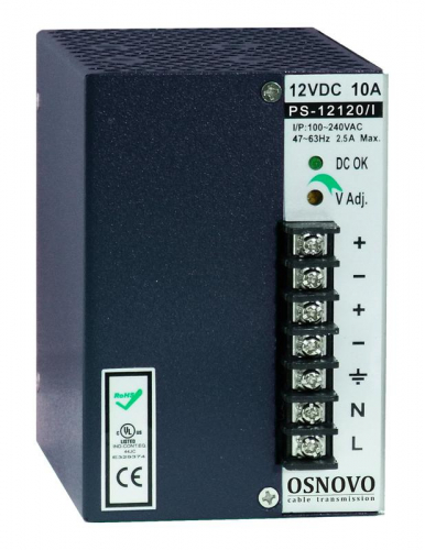 Блок питания промышленный PS-12120/I 10А OSNOVO 11170