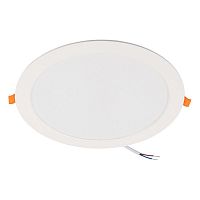 Светильник светодиодный PLED DL7 WH 24Вт 6500К IP54 2040лм встраив. бел. JazzWay 5069121