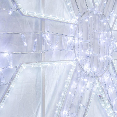 Фигура светодиодная "Снежинка" 125х120см 200LED бел. 60.5Вт IP65 Neon-Night 501-359 фото 3 Фигура светодиодная "Снежинка" 125х120см 200LED бел. 60.5Вт IP65 Neon-Night 501-359 фото 3
