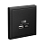 Розетка USB ArtGallery тип A+C 45Вт QC PD высокоскор. ЗУ механизм карбон SE GAL001029