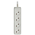 Удлинитель 4х3м без заземл. 10А IP20 U-4-3m-2х1 ПВС 2х1 Эра Б0028362