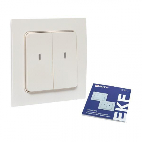 Выключатель 2-кл. Стокгольм Умный беспроводной бел. Zigbee Сonnect EKF RCV-ST2-WS-ZB фото 5