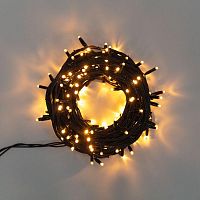 Гирлянда светодиодная управляемая"Нить" 20м 240LED тепл. бел. 20Вт IP67 провод каучук черн. (нужен контроллер 217-204) Neon-Night 303-326