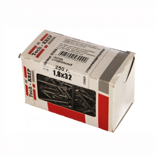 Гвоздь строительный 1.8х32 (уп.0.25кг) Tech-Krep/Zitar 101999 Гвоздь строительный 1.8х32 (уп.0.25кг) Tech-Krep/Zitar 101999