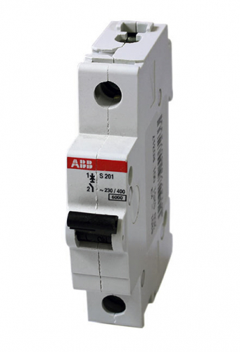 Выключатель автоматический модульный 1п C 2А 6кА S201 C2 ABB 2CDS251001R0024 Выключатель автоматический модульный 1п C 2А 6кА S201 C2 ABB 2CDS251001R0024