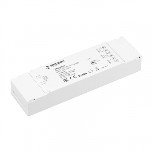 Конвертер SMART-0/1-10V-301-72-SUF 230В 10А DALI IP20 пластик INTELLIGENT ARLIGHT 046510 Конвертер SMART-0/1-10V-301-72-SUF 230В 10А DALI IP20 пластик INTELLIGENT ARLIGHT 046510