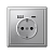Розетка ArtGallery 16А с 2-мя заряд. устройствами USB A+C 5В/2.4А/3А 2х5В/1.5А механизм алюм. SE GAL000332