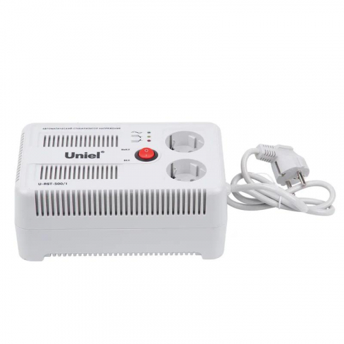 Стабилизатор напряжения U-RST-500/1 Simple Standard 500В.А настольный Uniel UL-00003602 фото 2