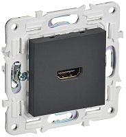 Розетка HDMI SKANDY SK-H01G графит IEK SK-H10-K53