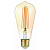 Лампа светодиодная филаментная F-LED ST64-7W-824-E27 7Вт ST64 золотая 2400К тепл. бел. E27 Эра Б0047664