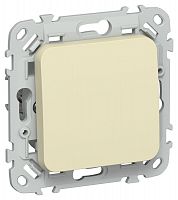 Выключатель проходной 1-кл. СП FLITE ВС61-1-0-ФлН 10А механизм навахо IEK FI-V12-0-10-1-K87