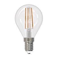 Лампа светодиодная LED-G45-9W/3000K/E14/CL PLS02WH Sky прозр. картон Uniel UL-00005172