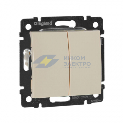 Переключатель проходной 2-кл. СП Valena 10А IP31 250В механизм сл. кость Leg 774308 фото 3 Переключатель проходной 2-кл. СП Valena 10А IP31 250В механизм сл. кость Leg 774308 фото 3