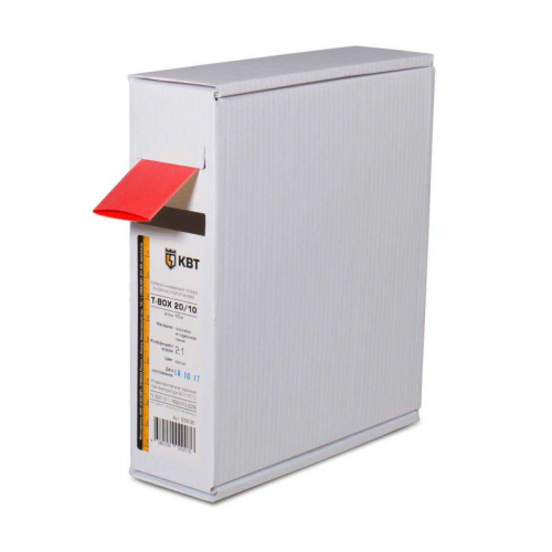 Трубка термоусадочная в евро боксе T-BOX 16/8 син. (уп.10м) КВТ 65631 фото 3 Трубка термоусадочная в евро боксе T-BOX 16/8 син. (уп.10м) КВТ 65631 фото 3