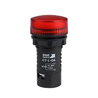 Лампа светодиодная OptiSignal Compact D22 С7-L-Q4 красн. 380В AC XB7EV04QP КЭАЗ 362165