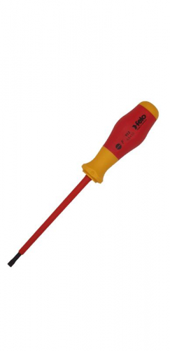 Отвертка диэлектрическая шлицевая SL5.5х1.0х125 Felo 91305590 фото 4