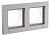 Рамка 2-м AtlasDesign Aqua IP44 алюм. SE ATN440302