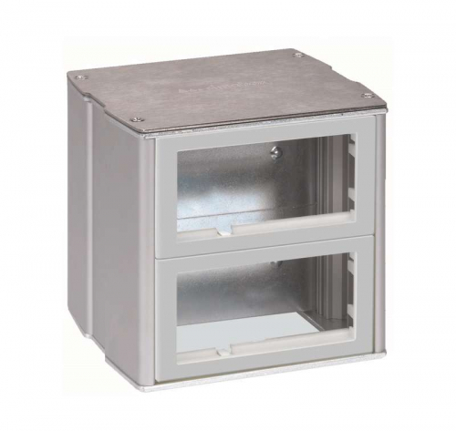 Мини-башня 2-сторонняя на 8-мод. К45 130х133х128 алюм. Simon Connect KT800-8 Мини-башня 2-сторонняя на 8-мод. К45 130х133х128 алюм. Simon Connect KT800-8
