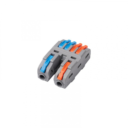 Клемма монтажная СМК PTC-2P 4224 BL/2 450В 32А 0.08-2.5 4.0кв.мм (уп.2шт) JazzWay 5073760