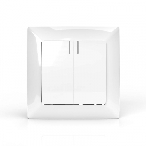 Выключатель 2-кл. СП AVA 10А IP20 с индикатором в сборе бел. TOKOV ELECTRIC TKL-AV-V2IF-C01 фото 2 Выключатель 2-кл. СП AVA 10А IP20 с индикатором в сборе бел. TOKOV ELECTRIC TKL-AV-V2IF-C01 фото 2