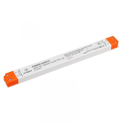 Блок питания ARV-SP-48060-SLIM-PFC-B (48В 1.25А 60Вт) IP20 пластик Arlight 047974 Блок питания ARV-SP-48060-SLIM-PFC-B (48В 1.25А 60Вт) IP20 пластик Arlight 047974