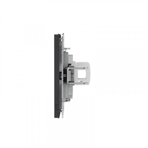 Розетка компьютерная 1-м KANT RJ45 кат.6A без шторки черн. уголь DKC 7012673 фото 4