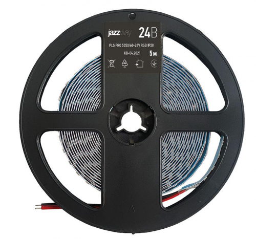 Лента светодиодная PLS PRO 5050/60 RGB разноцвет. 24В IP20 (уп.5м) Pro JazzWay 5033979 Лента светодиодная PLS PRO 5050/60 RGB разноцвет. 24В IP20 (уп.5м) Pro JazzWay 5033979