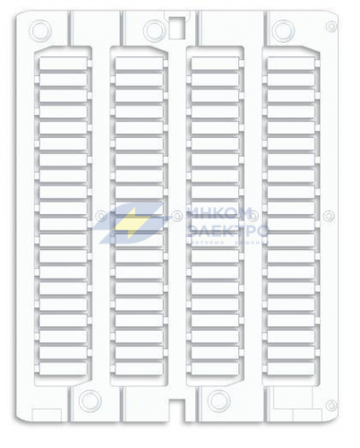 Маркировка для провода жесткая для трубочек 4х15мм бел. DKC NUT15