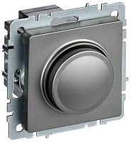 Светорегулятор СП BRITE пов-наж. 600Вт СС10-1-0-БрС механизм сталь IEK BR-D20-0600-K46