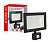 Прожектор светодиодный с датчиком LFL-3002S C02 30Вт 230В 6500К черн. Ultraflash 13330