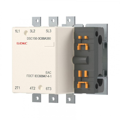 Контактор магнитный DSC150-3C00A380 150А 75кВт (AC3) 380В AC YON DSC150-3C00A380 фото 3