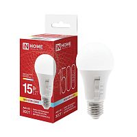 Лампа светодиодная LED-A60-VC 15Вт 3ССТ 3000/4000/6500К E27 1500лм 230В с переключателем на лампе IN HOME 4690612067537