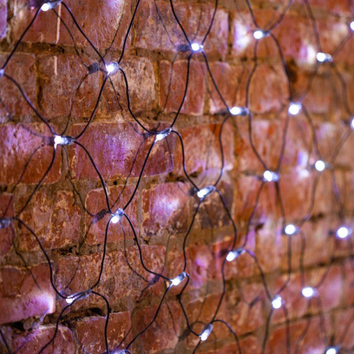 Гирлянда светодиодная "Сеть" 2.5х2.5м 432LED бел. 26Вт 220-240В IP65 провод ПВХ черн. Neon-Night 215-031 фото 2 Гирлянда светодиодная "Сеть" 2.5х2.5м 432LED бел. 26Вт 220-240В IP65 провод ПВХ черн. Neon-Night 215-031 фото 2