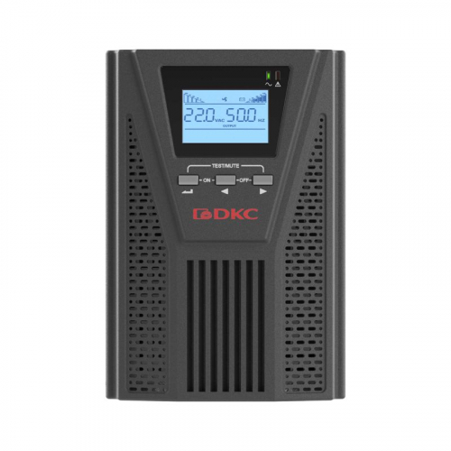 Источник бесперебойного питания онлайн для Small Tower 1000В.А/900Вт 1/1 2хSchuko EPO USB RS-232 RJ45 без АКБ 7А.ч DKC SMALLT1A0PS фото 3