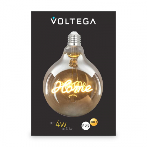 Лампа светодиодная Loft Led G125 4Вт 2500К E27 Voltega 8551 фото 6 Лампа светодиодная Loft Led G125 4Вт 2500К E27 Voltega 8551 фото 6