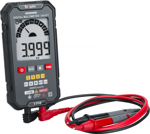 Мультиметр 95 769 NMT-Mm-125B True RMS Smart Navigator 95769 фото 3