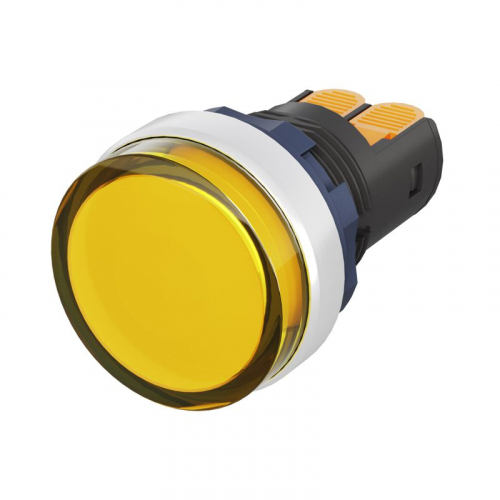 Индикатор сигнальный со встроен. диодом 9-24В зажим Plug-In алюм. желт. DKC M22L-F24YAP Индикатор сигнальный со встроен. диодом 9-24В зажим Plug-In алюм. желт. DKC M22L-F24YAP