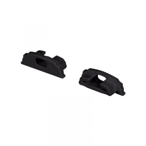 Заглушка ARH-BENT-W18 BLACK с отверстием пластик Arlight 039589
