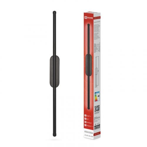 Светильник светодиодный ESTETIKA LUV-60C-40BL 10Вт 4000К 700лм 230В 600х50х25 черн. IN HOME 4690612054810