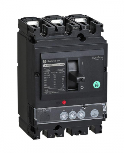 Выключатель автоматический SYSTEMEPACT CCB100 100кА 3P3D S2.2 40А рычаг SE SPC100S04022L3DF Выключатель автоматический SYSTEMEPACT CCB100 100кА 3P3D S2.2 40А рычаг SE SPC100S04022L3DF
