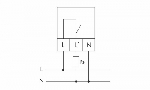 Реле напряжения CP-721-1 (CP-721-63A) (однофазное; цифровая индикация; напряжение питания 50-450В контакт 1NO 63А встроен. таймер регистрация аварий в памяти индикация текущего напряжения) (аналог УЗМ) F&F EA04.009.013 фото 2