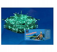 Гирлянда светодиодная ULD-S0500-050/DTA GREEN IP20 5м с контроллером 50 светодиодов зел. провод прозр. Uniel UL-00005760
