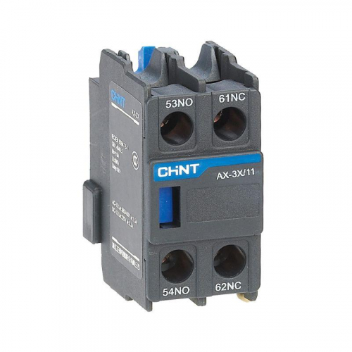 Приставка доп. контакты AX-3X/11 к контактору NXC-06~630 (R) CHINT 938256 Приставка доп. контакты AX-3X/11 к контактору NXC-06~630 (R) CHINT 938256