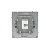 Розетка компьютерная 1-м KANT RJ45 кат.6A без шторки бел. магнолия DKC 7000673