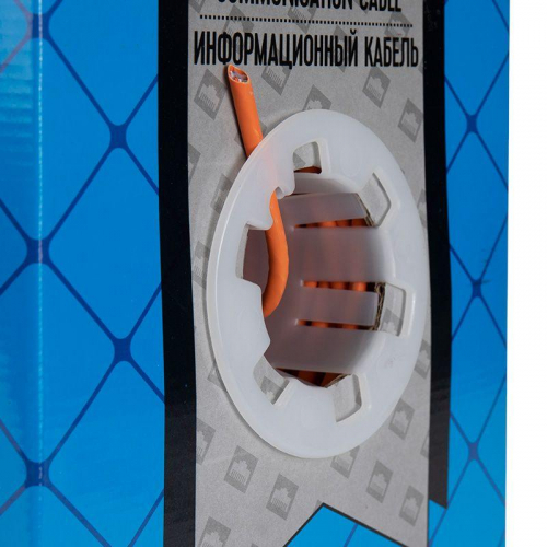 Кабель витая пара U/UTP кат.6 4х2х23AWG LSZH нг(А)-HF INDOOR SOLID медь оранж. (305м) (м) Rexant 01-0050 фото 4 Кабель витая пара U/UTP кат.6 4х2х23AWG LSZH нг(А)-HF INDOOR SOLID медь оранж. (305м) (м) Rexant 01-0050 фото 4