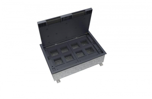 Люк MultiDesk MDK10 на 16мод. IP40 с монтажной коробкой для бетонных полов SE MDK10216