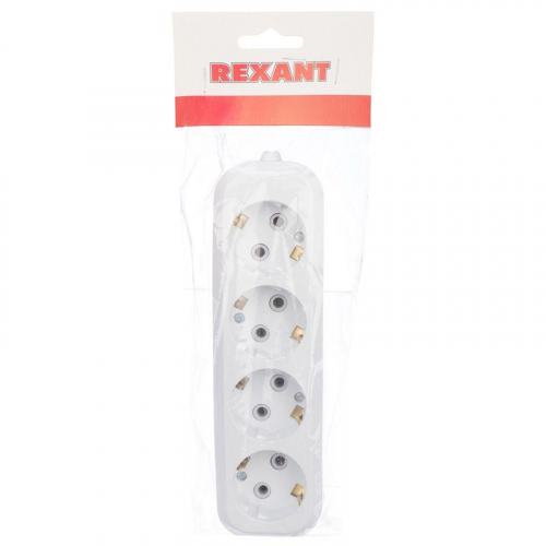 Колодка удлинителя 4-м с заземл. Rexant 11-8707 фото 5 Колодка удлинителя 4-м с заземл. Rexant 11-8707 фото 5