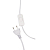 Светильник настольный JH2-02-gy E14 IP20 130х130х255мм керамика; ткань; PVC-пластик сер. JazzWay 5062320