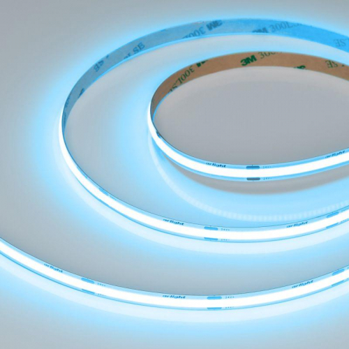 Лента светодиодная COB-X480-8mm 24V Sky Blue 8Вт/м IP20 (уп.5м) Arlight 047740