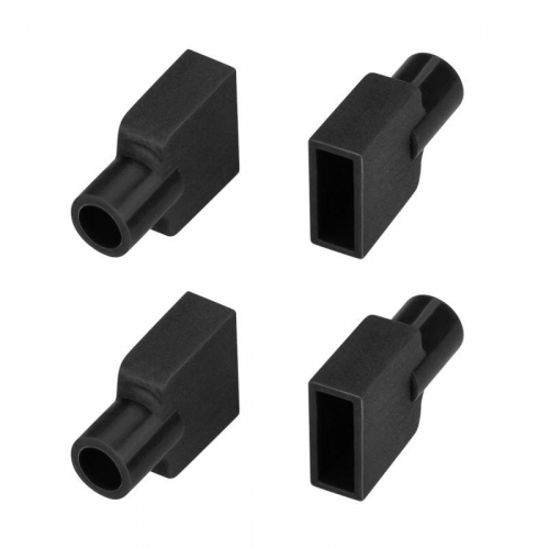 Заглушка WPH-FLEX-0612-SIDE BLACK с отверстием Силикон (комплект) Arlight 045910